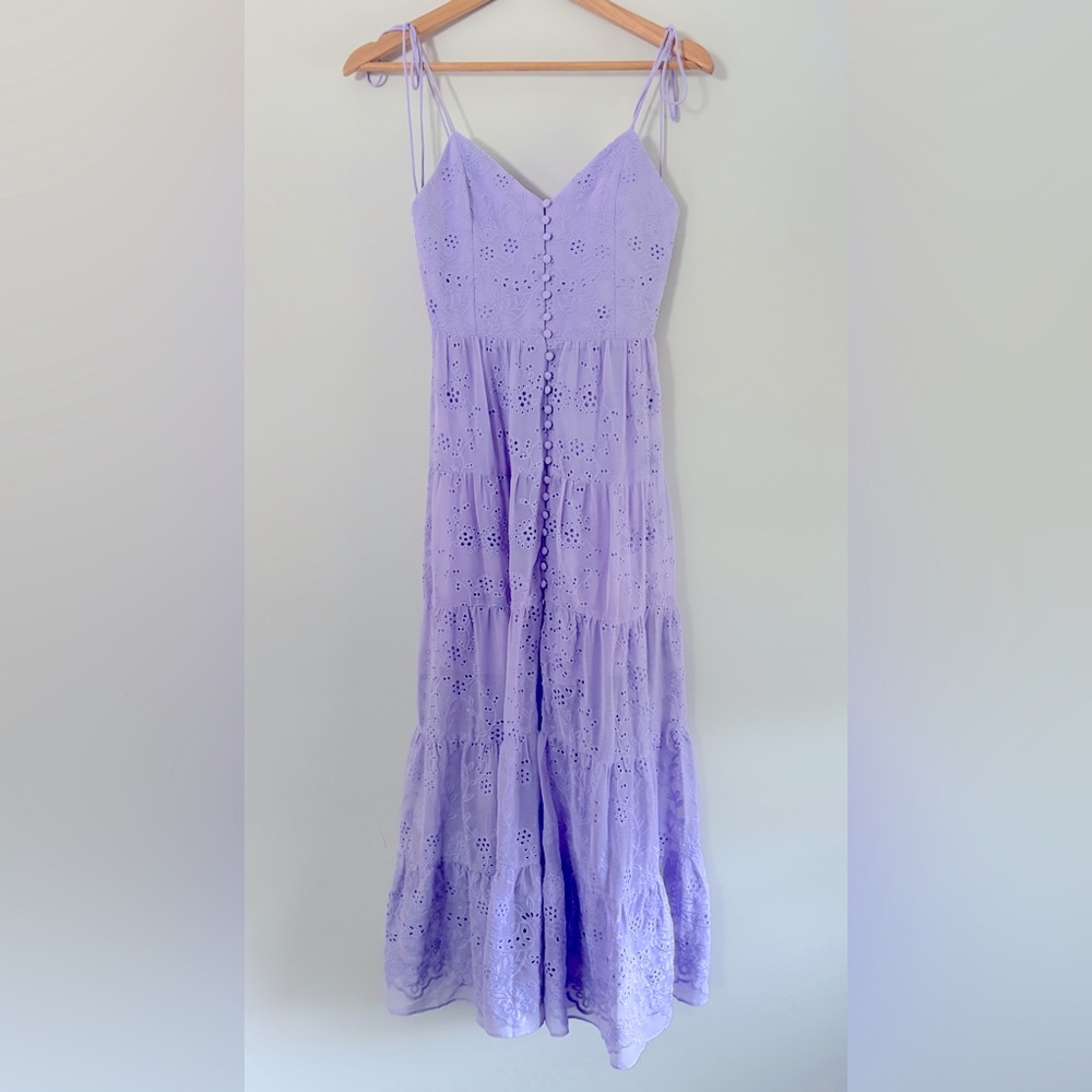 Alice + Olivia Lilac Maxi Dress